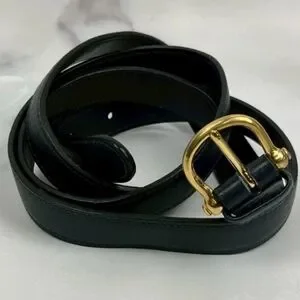 Celine | Accessories | Celine Italian Black Leather Belt 